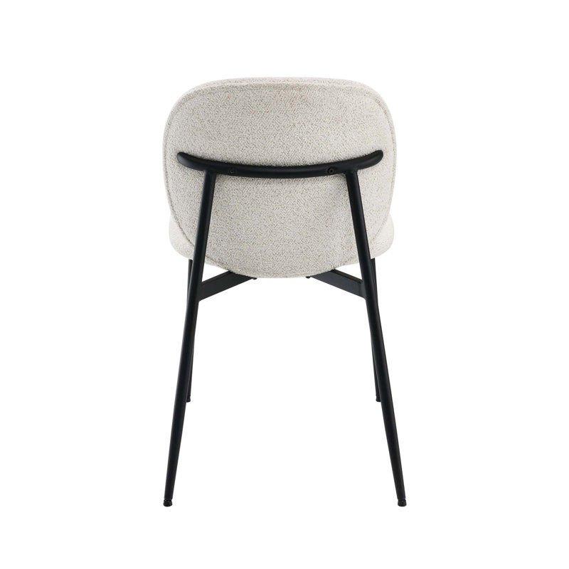 Ensemble de 2 chaises d'appoint Klaus Boucle