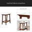 Table d'appoint rétro en ardoise rétro brun rougeâtre avec tablette de rangement, petite table de bout pour le salon, petite maison de ferme, table de chevet