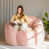Fausse fourrure rose