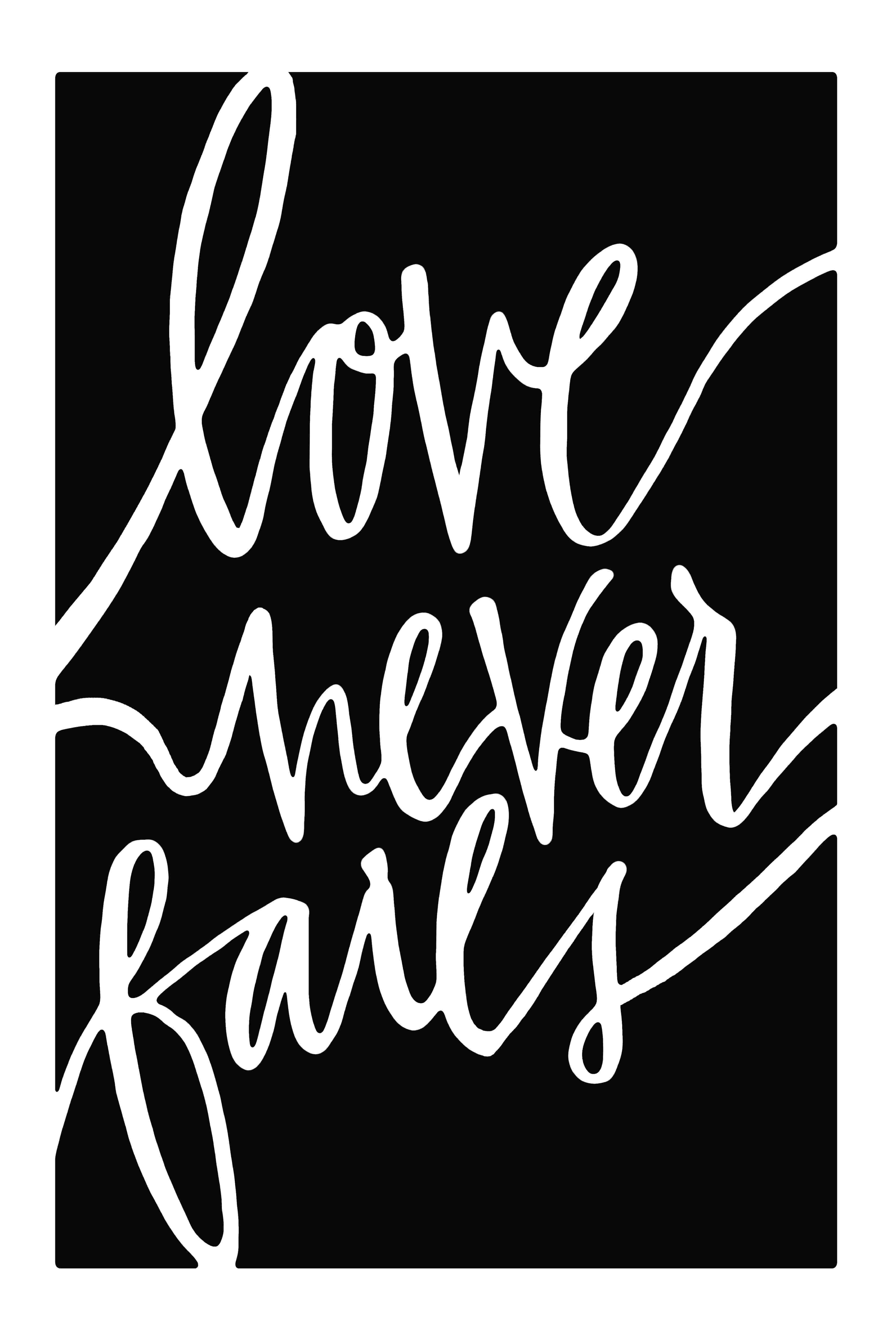 Trinx Love Never Fails Black And White - Wayfair Canada