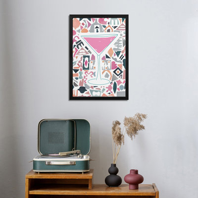 Rose martini - reproduction d'art murale - affiche de galerie