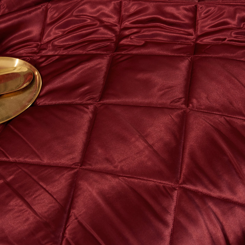 Ensemble d'édredon en microfibre, Bourgogne, Grand édredon et 8 pièces supplémentaires