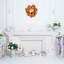 Faux Lighted Mixed Assortment Plastic 24cm Wreath