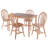 Gailann 4 - Person Solid Wood Solid Wood Top Four Leg Dining Set
