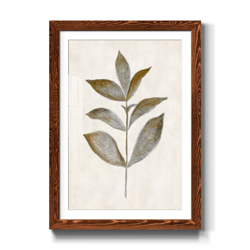 Bronze Leaf III - Reproduction d'art sur papier encadrée, H 44 po x l 31 po x P 1 po, Érable