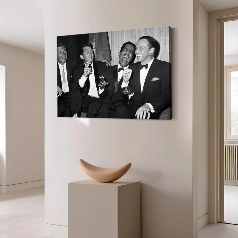 Rat Rat Frank Sinatra Dean Martin, art mural, 20 x 30 pouces