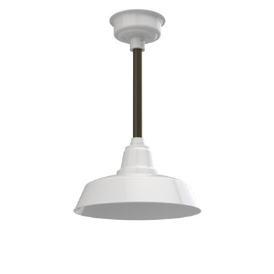 Luminaire suspendu 1 lumière del à simple dôme Vandervliet