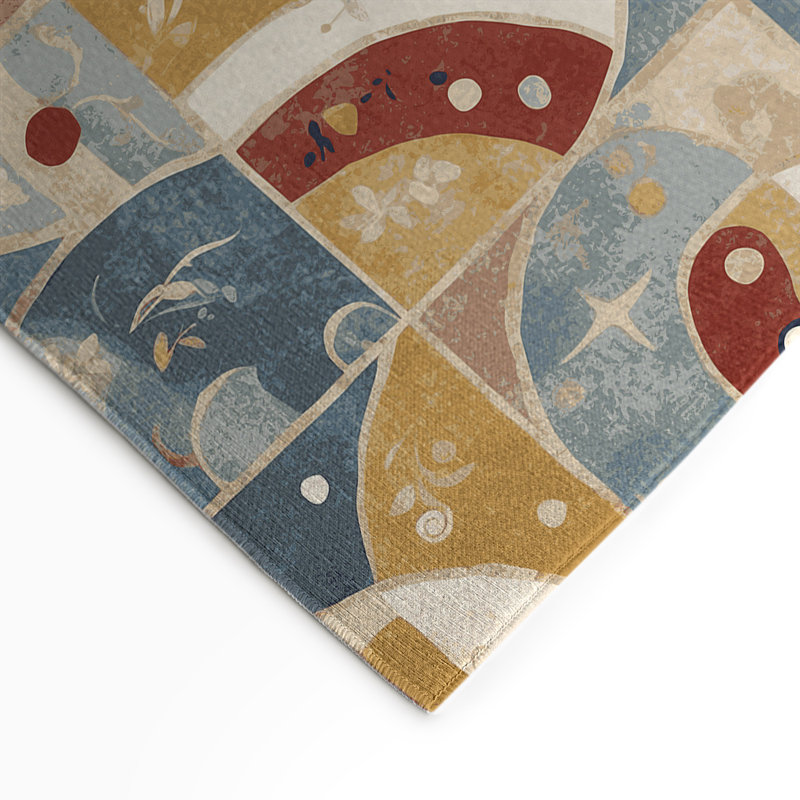 Tapis intérieur et extérieur Retro Vibe, Rectangle 1 pi 6 po x 2 pi 6 po