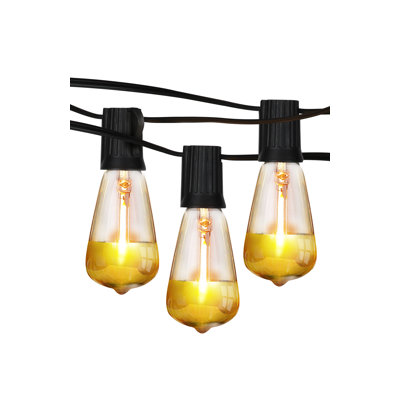 26' Outdoor 12 - Bulb Standard String Light (End to End Connectable)