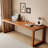 Black Rectangular Solid Wood writing desk-118312003-118312013