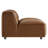Auren Upholstered Vegan Leather Modular Armless Chair-107144081