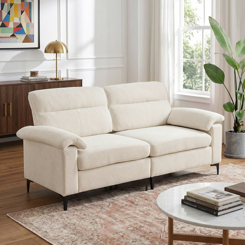 2 Seater Sofa, Beige