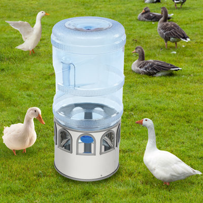 Bol à eau chauffé pour poulets, chauffe-eau à poulet avec seau de 5 gallons