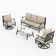 Asfand 5-7 - Person Patio Conversation Set with Swivel Lounge Chairs & Optional Ottoman