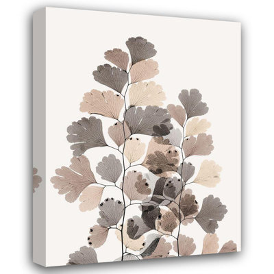 «Red Barrel Studio® Koetsier, Albert Gallery, art sur toile tendue« Earthy Maidenhair Fern »