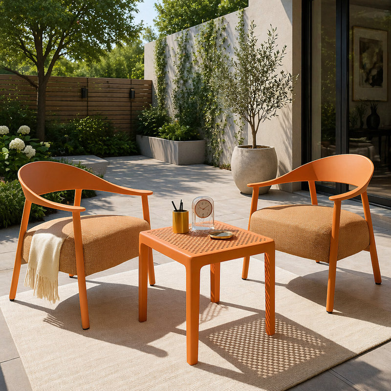 Ensemble de chaises d'appoint 2 pièces Summer Modern