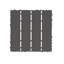 Carreaux de terrasse en plastique emboîtables, paquet de 44 tuiles de patio, 12 po x 12 po carré extérieur imperméable à l'eau et à l'eau, tuiles de terrasse pour le patio au bord de la piscine, gris-116657771