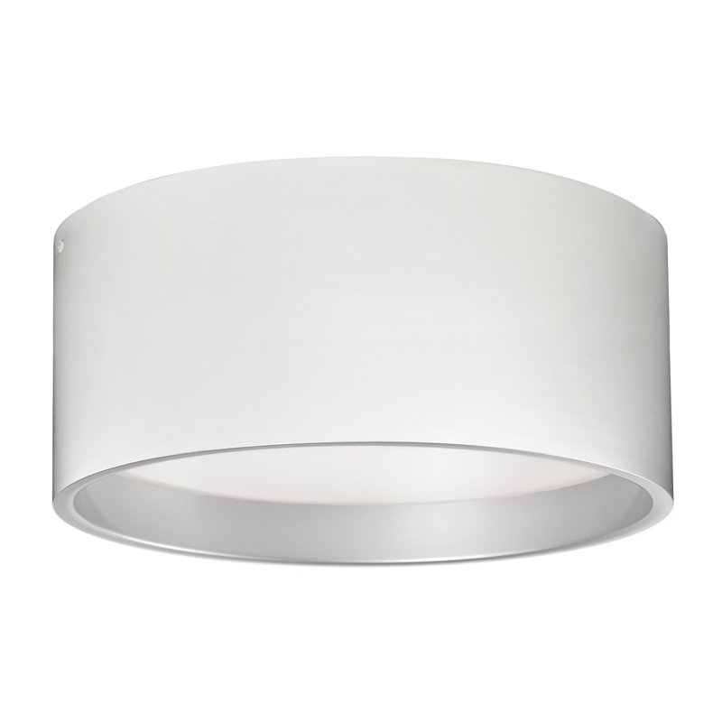 Mousinni 1 - Light LED Flush Mount, White, White