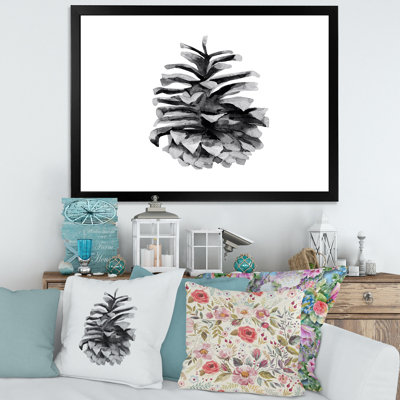 " Conifer Cone Monochrome "