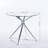 Round Dining Table (Chrome)