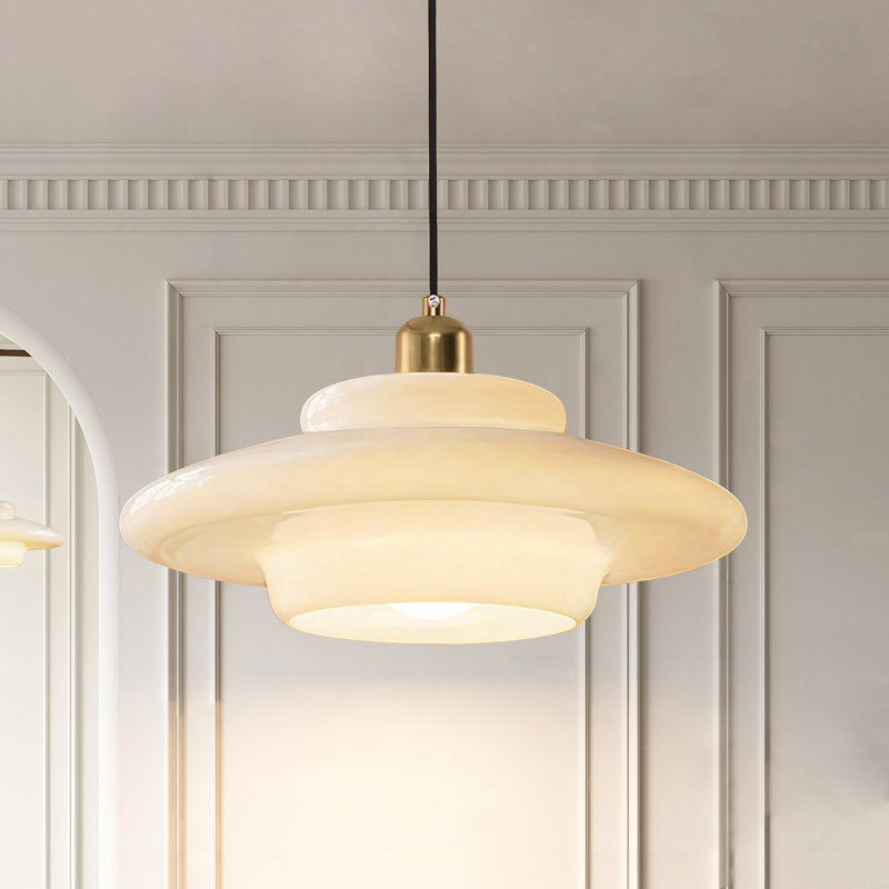 Luminaire suspendu Mid-Century doré nordique, Fil