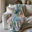 Couverture pastel en sherpa de qualité supérieure Pastel Cityscapes-358912735