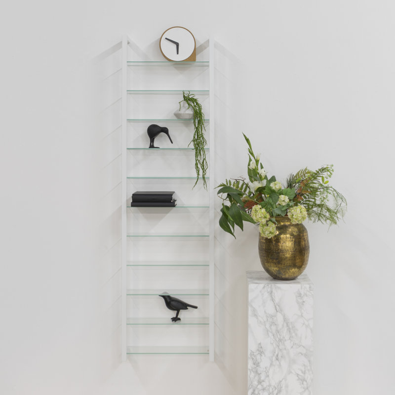 Cubic Glass 172cm H, White