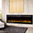 Electric Fireplace Insert Recessed Wall-Mounted Heater With 8 Flame Colours Timer Touch Screen And Remote Control-2068169499