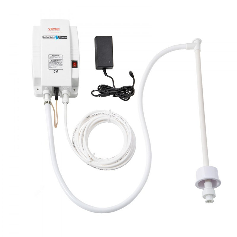 Bottled Water Dispenser Pump System , 110V 20ft US Plug High Flow Bottled Water Pump with Single Inlet , Water Dispenser Pump Compatible Use with Coffee/Tea Machines, Ice Makers