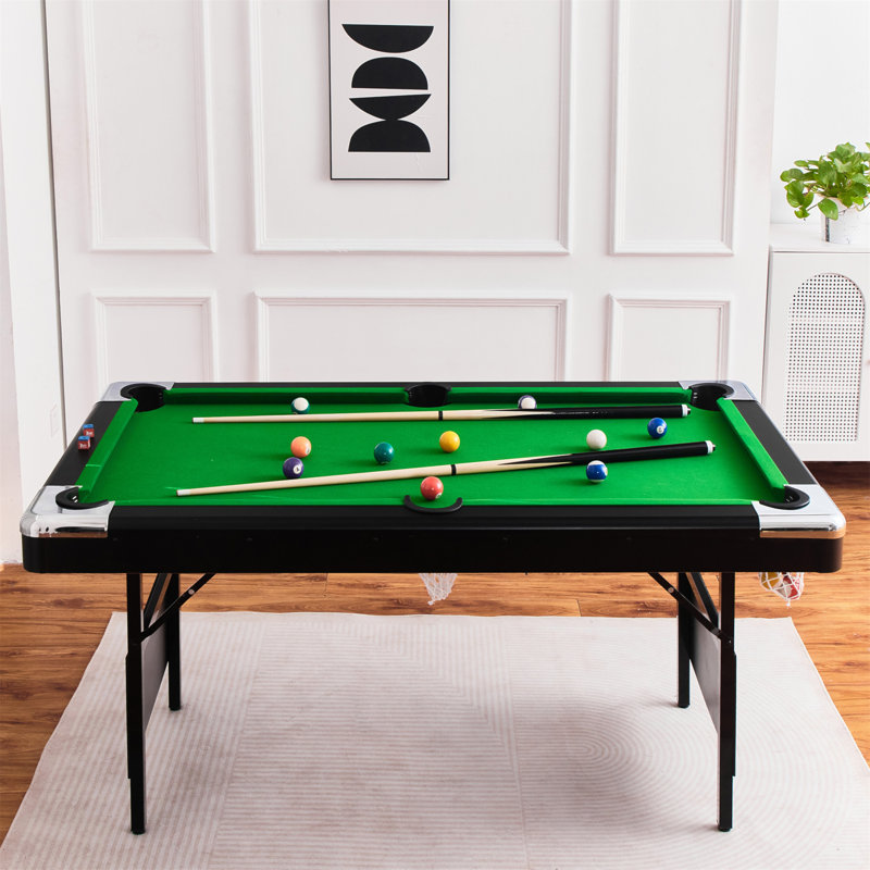 Table de billard, table de billard, table de jeu, table de jeu pour enfants, jeux de table, mouvement familial, Vert