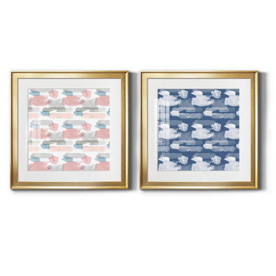 Calm Watercolor Collection H - ensemble de 2 cadres photo Calm Collection H