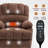 23" Seat Width And High Back Large Size Chenille Power Lift Recliner Chair With 8-Point Vibration Massage And Lumbar Heating, Brown-1637175192