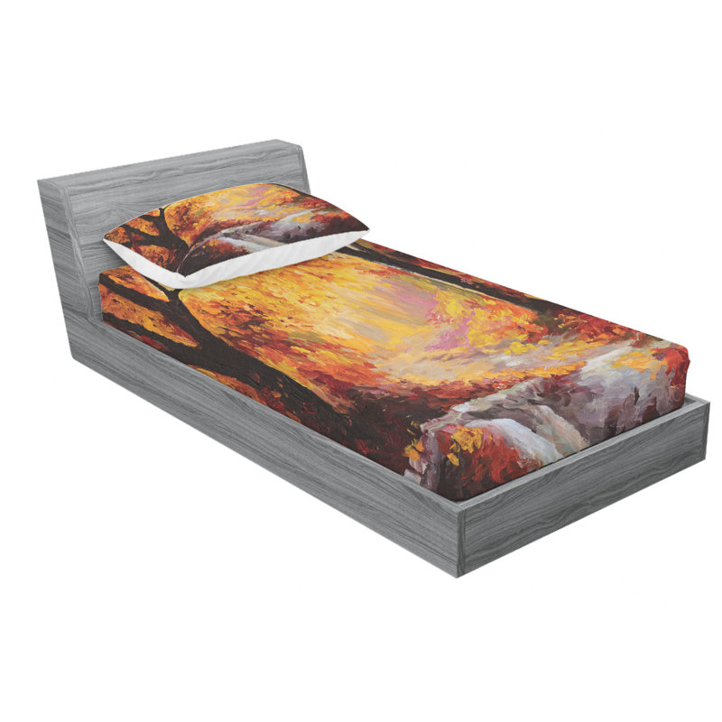 Microfiber Sheet Set, Twin XL Sheet Set with Fitted Sheet