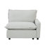 Chaise à accoudoirs en lin Gracey-337493775