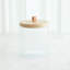 Crackle Glass Canister w/Lid-1322373844