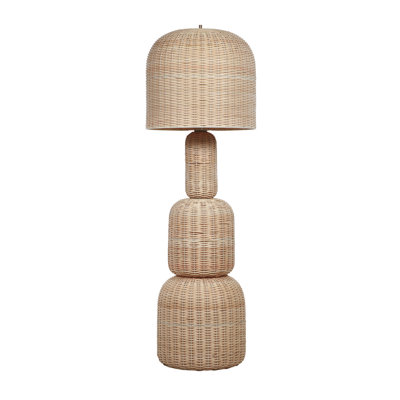 Natural Rattan Floor Lamp