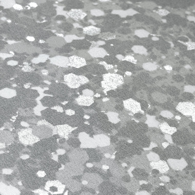Jeté 100% coton scintillant, Rosé / gris