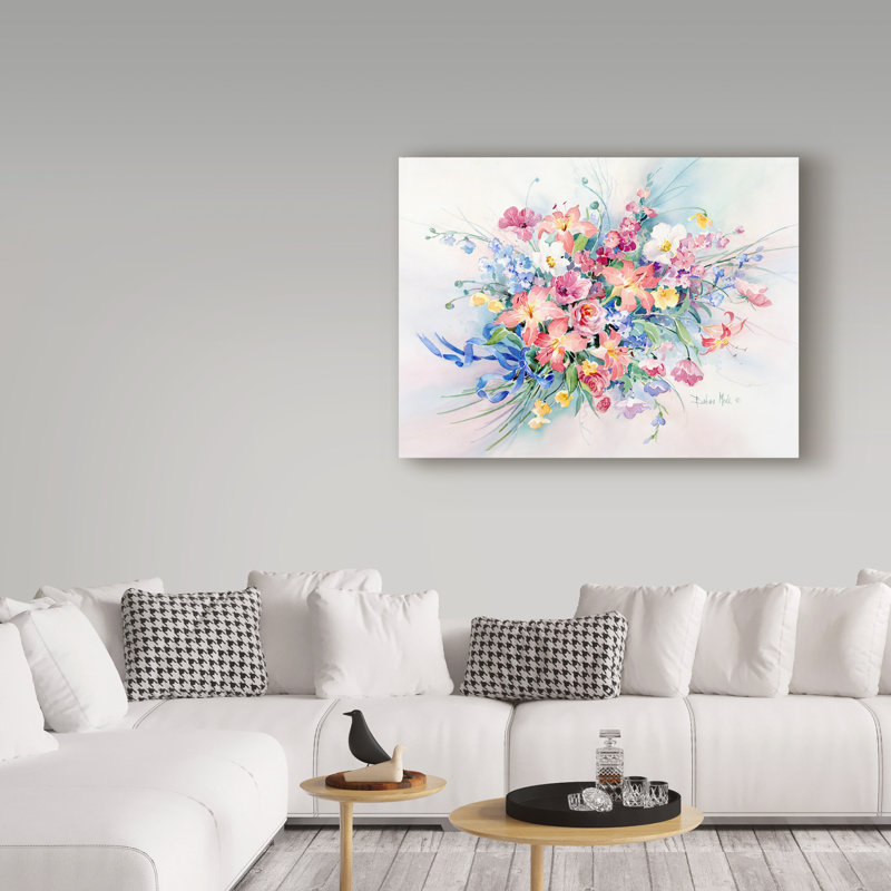 « camiles colors », reproduction de peinture à l’acrylique sur toile tendue, H 14 po x l 19 po x P 2 po