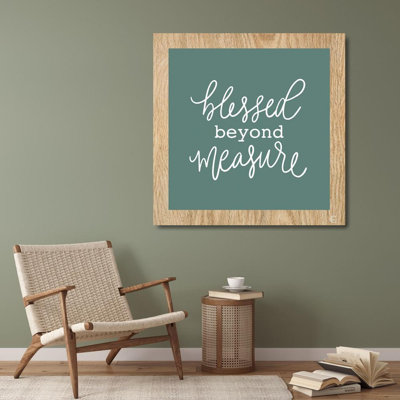 Ophelia  Co Fearfully Made Creations Gallery Wrapped Canvas Art Titled Blessed Beyond Measure