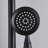 Durable Matte Black Shower Faucets & Systems, Air-injection Rainfall For Modern Bathrooms