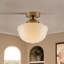 Plafonnier semi-encastré 1 lumière Mid-Century