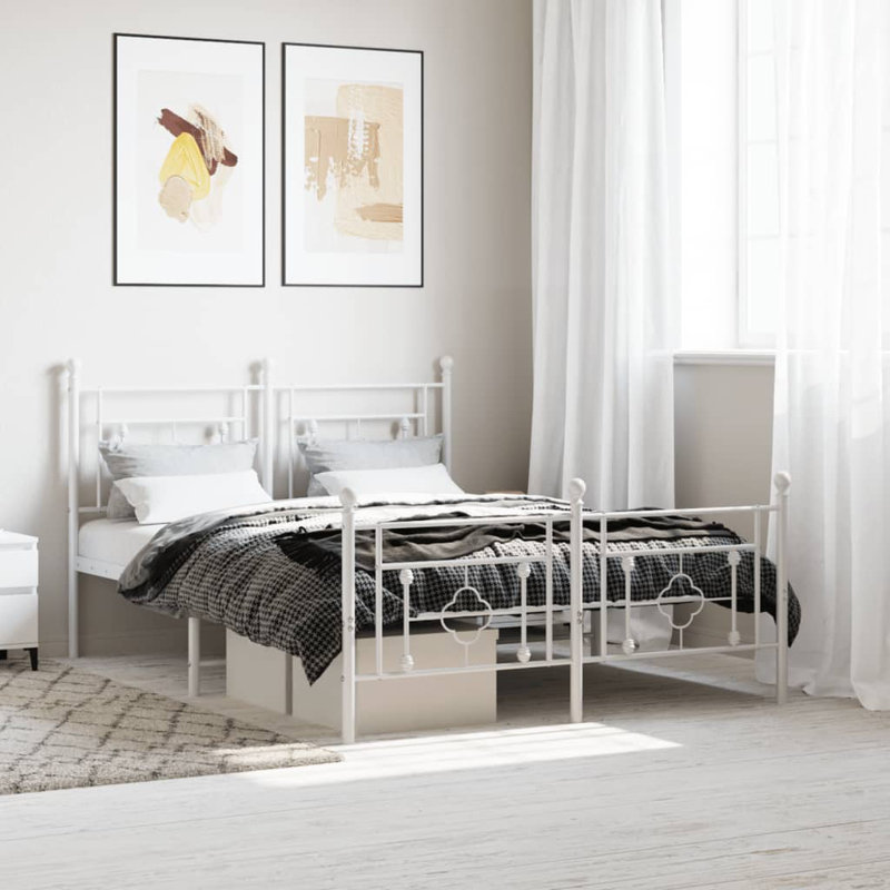 Metal Bed, European Double (140 x 200 cm)