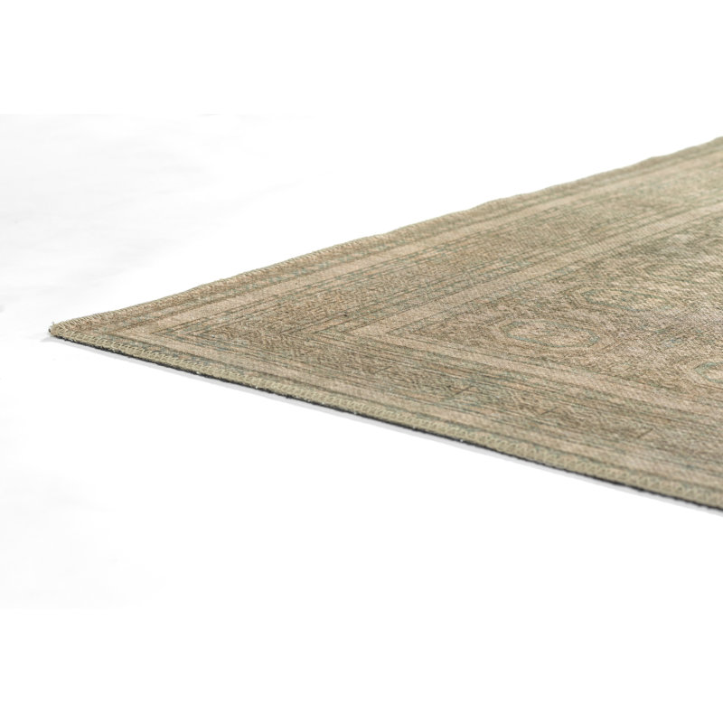 Erin Gates by Momeni Dorset Warren Polyester Green Area Rug, Rectangle 8' x 10'