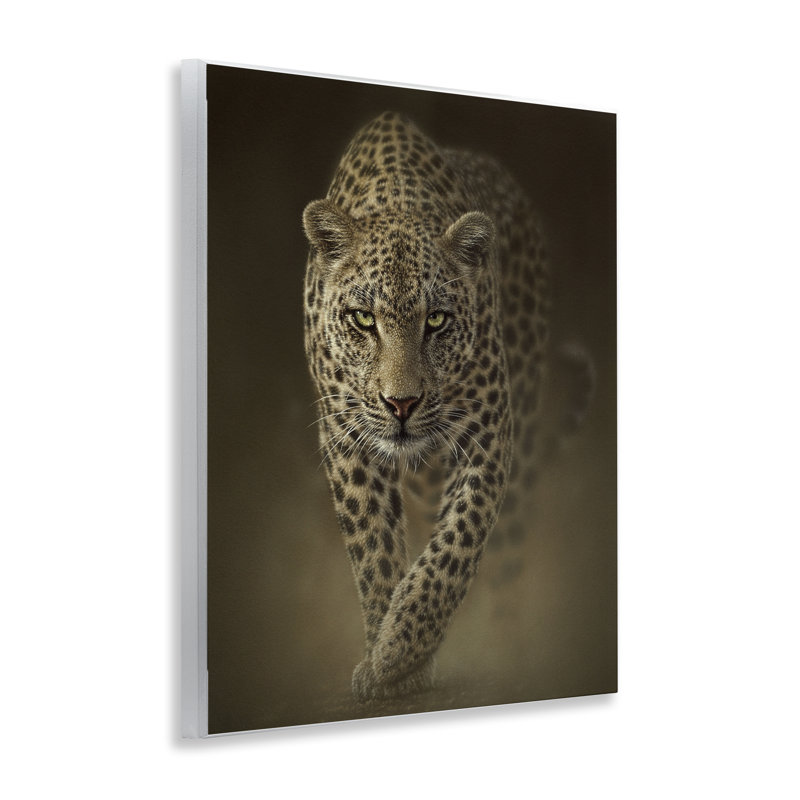Plaque murale Savage Leopard