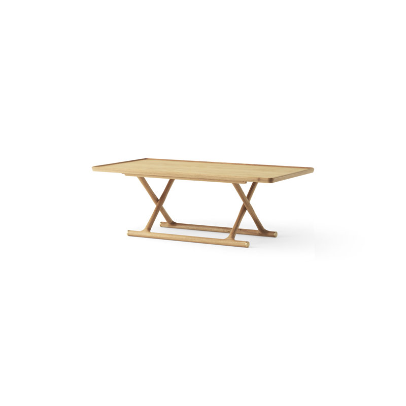 Jäger Solid Wood Coffee Table, Natural Oak