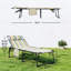 Chaise pliante 2 pièces, chaise inclinable portable