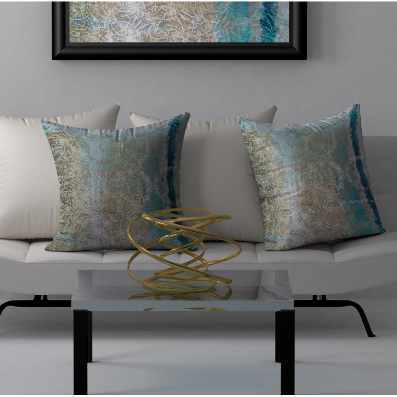Housse de coussin carrée/insert, 20 po x 20 po