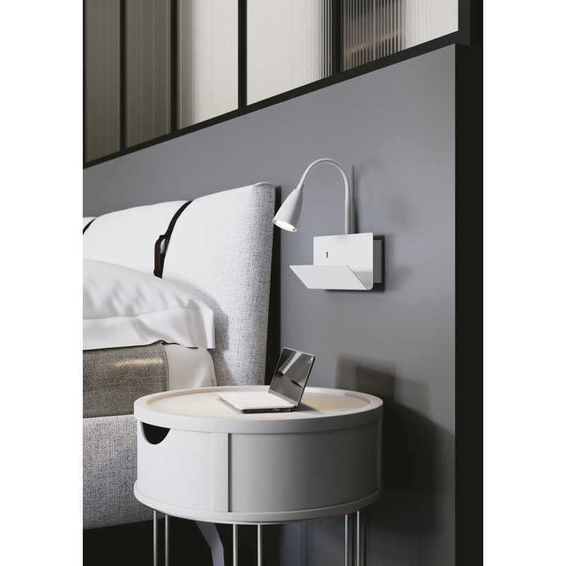Bivens Flush Mounted Sconce, White