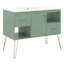 Ensemble de meuble-lavabo simple 36 po avec 2 tiroirs et 2 compartiments en résine 36 po