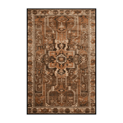 Tapis brun lavable à la machine